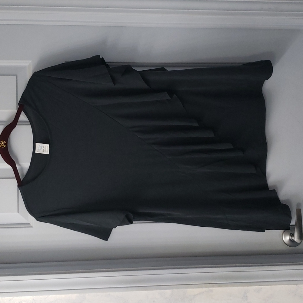 Time and Tru asymmetrical ruffle shirt